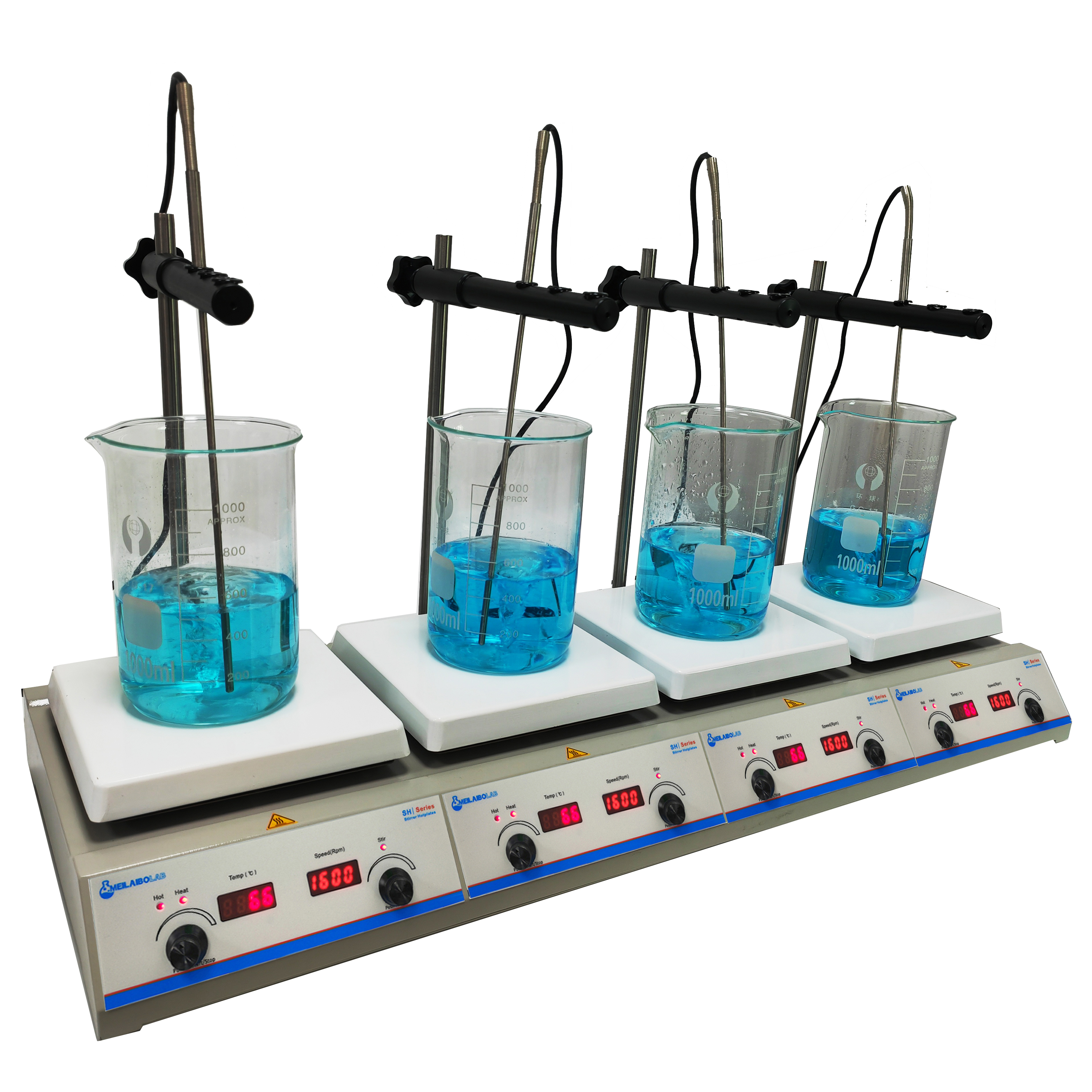 Ceramic coated Stainless Steel Hot Plate Stirrer MSHS-4P