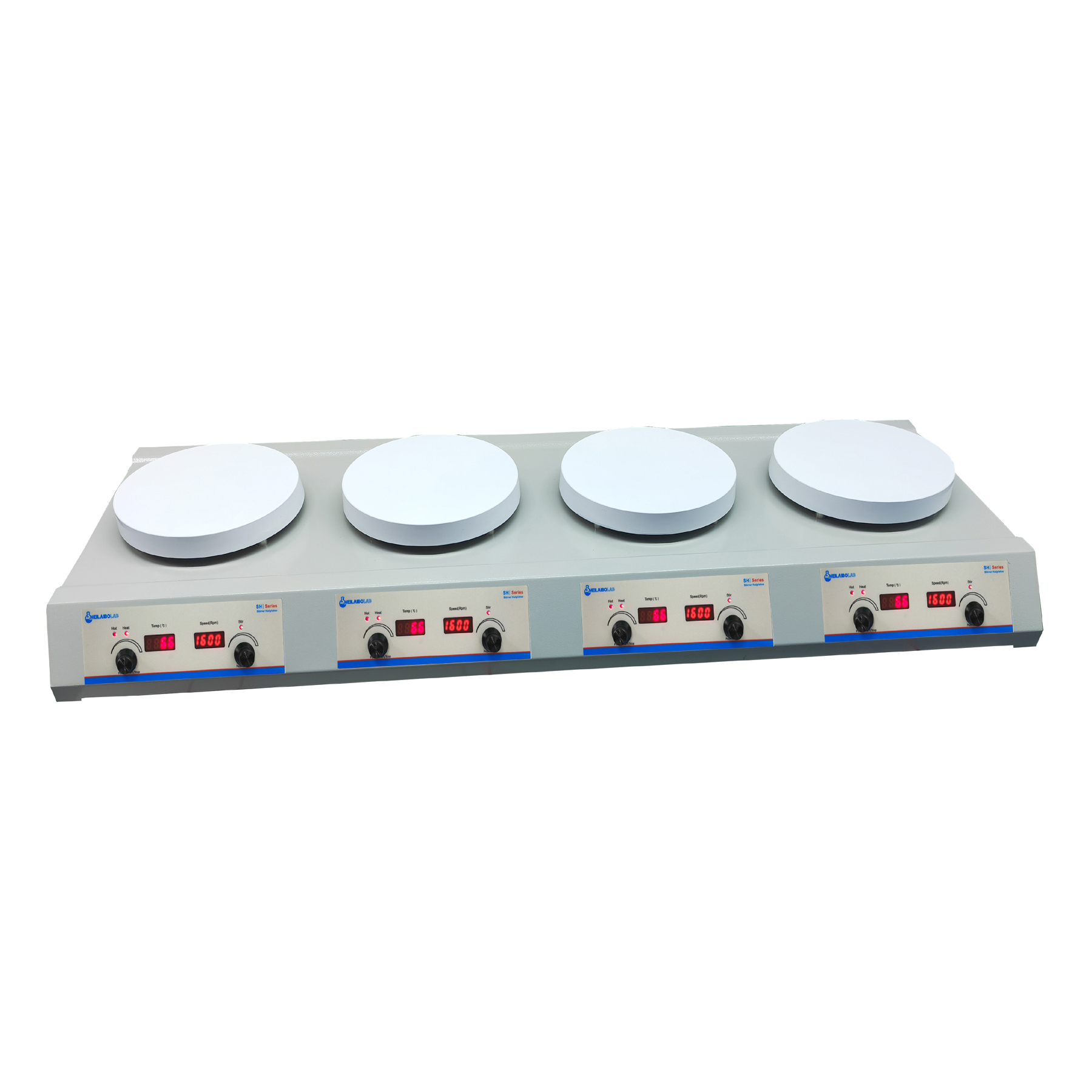 Heating Magnetic Stirrer with 4-plates MSHA-4P-153R - copy