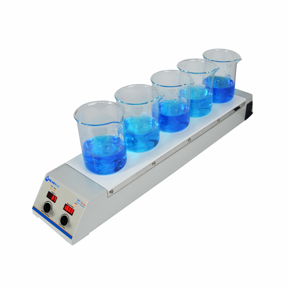 MSHA-5D Hotplate Stirrer with Ceramic coated Aluminum plate