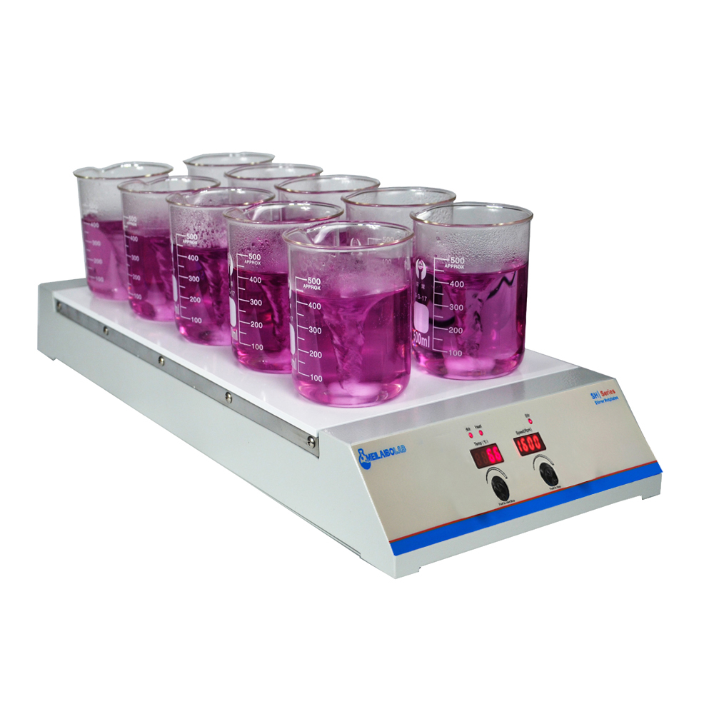 MSHA-10D Hotplate Stirrer with 10 positions