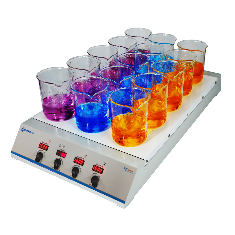 MSHA-15D Multi-position Hotplate Stirrer